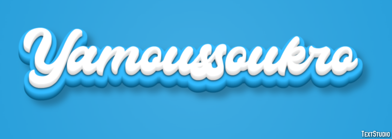 Yamoussoukro Efekt tekstowy