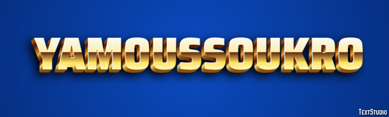 Yamoussoukro Efekt tekstowy