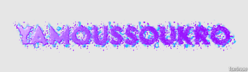 Yamoussoukro Efekt tekstowy