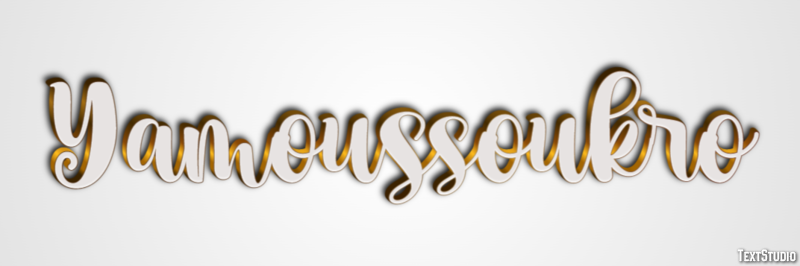 Yamoussoukro Efekt tekstowy