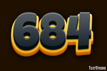 684 Text effect