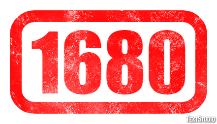 1680 Text Effect