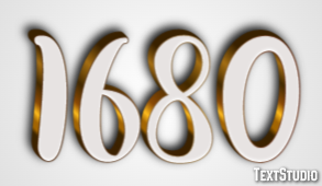 1680 Text Effect