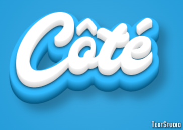 Côté Efecto de Texto