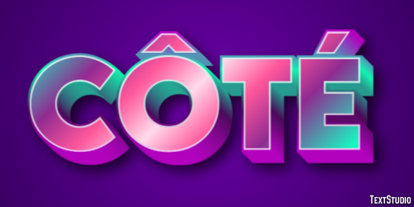 Côté Efecto de Texto