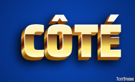 Côté Efecto de Texto