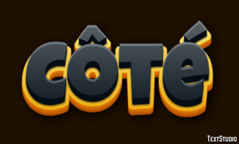 Côté Efecto de Texto