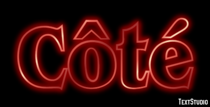Côté Efecto de Texto