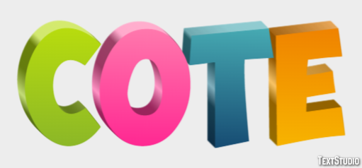 Côté Efecto de Texto
