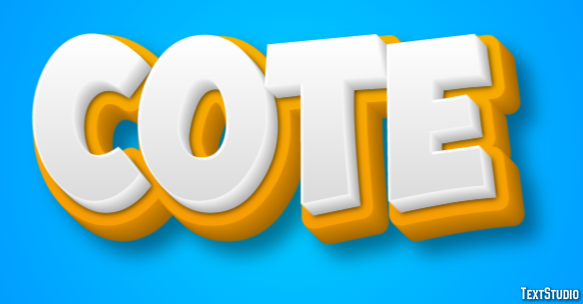 Côté Efecto de Texto