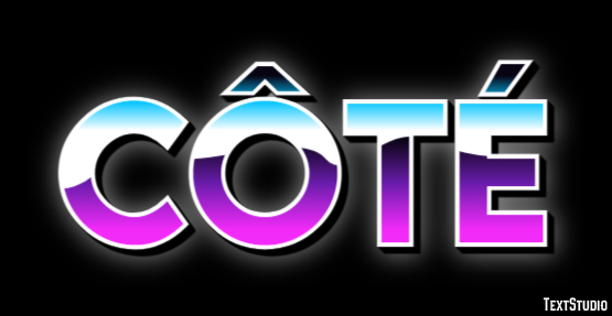 Côté Efecto de Texto