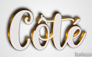 Côté Efecto de Texto