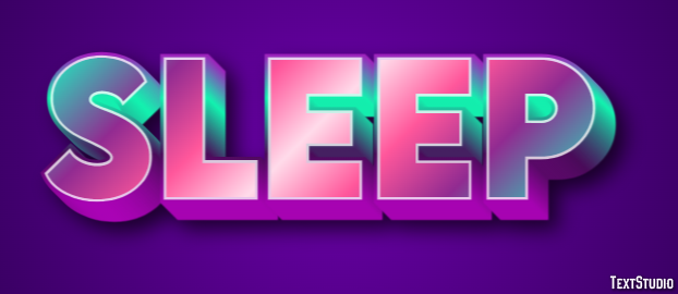 Sleep Text Effect