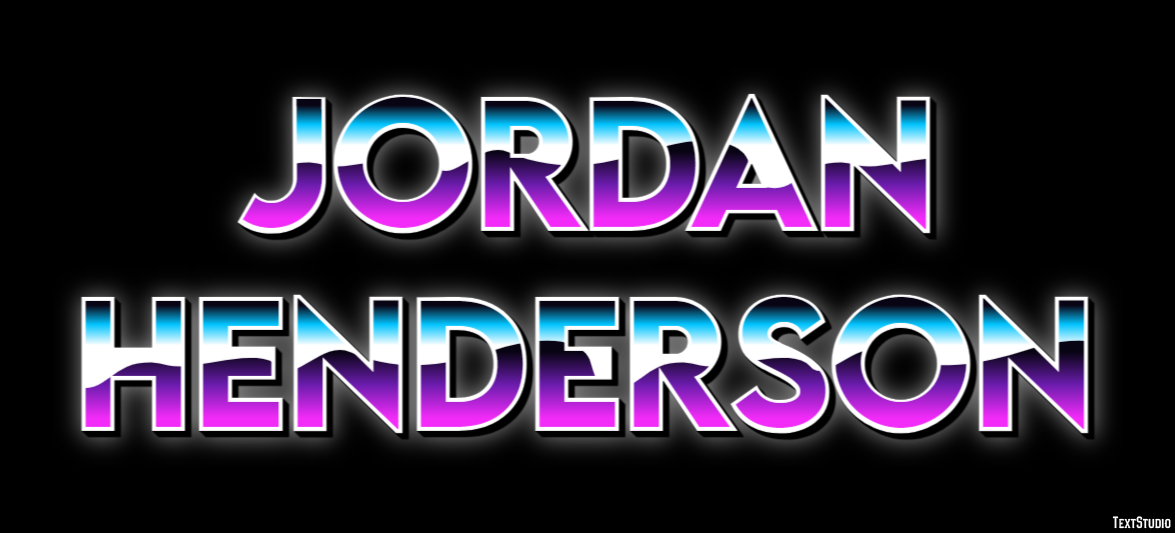 Jordan Henderson Efeito do texto