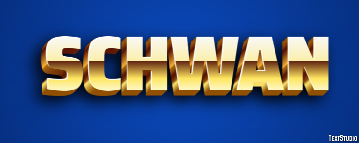 Schwan Texteffekt