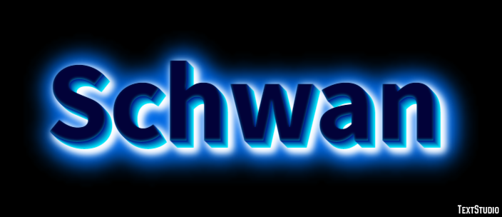 Schwan Texteffekt