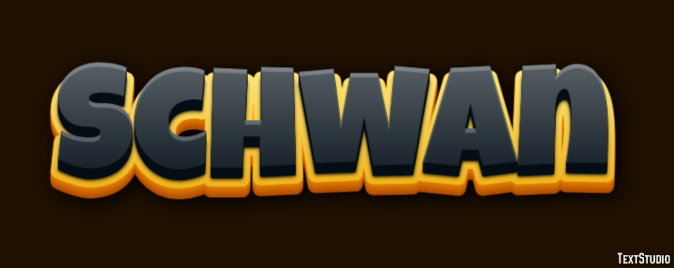 Schwan Texteffekt