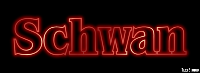 Schwan Texteffekt