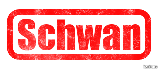 Schwan Texteffekt