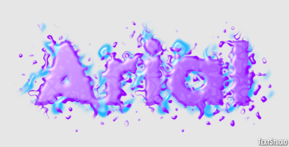 Arial Text Effect