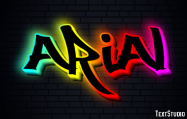 Arial Text Effect