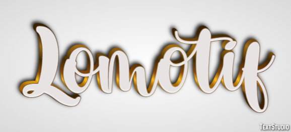 Lomotif Efecto de Texto