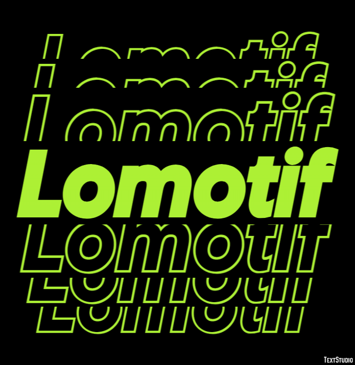 Lomotif Effet de Texte