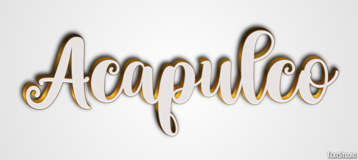 Acapulco Efecto de Texto