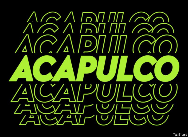 Acapulco Metin Efekti
