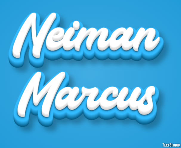Neiman Marcus Efeito de texto