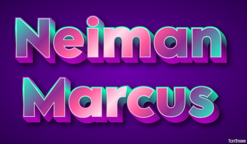 Neiman Marcus Efeito de texto
