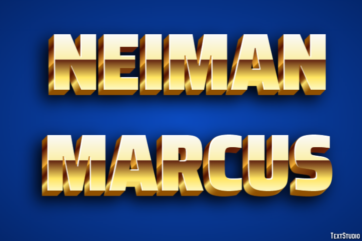 Neiman Marcus Efeito de texto
