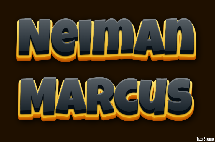 Neiman Marcus Efeito de texto