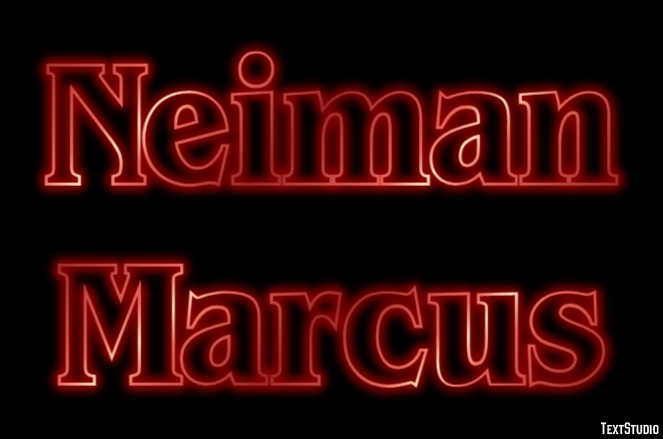 Neiman Marcus Efeito de texto