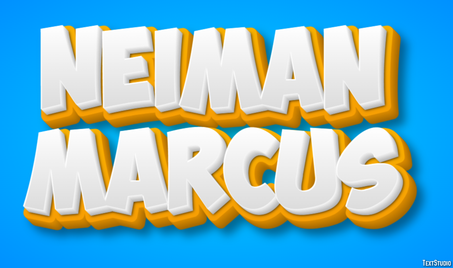 Neiman Marcus Efeito de texto
