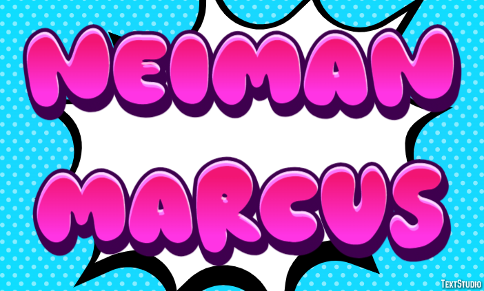 Neiman Marcus Efeito de texto
