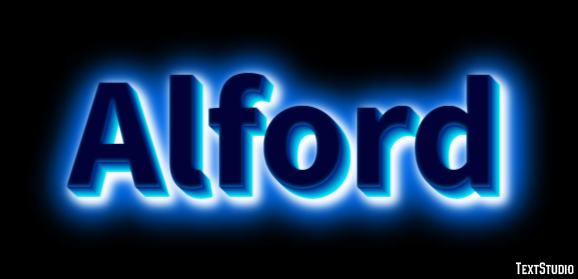 Alford Text Effect