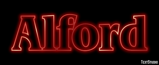 Alford Text Effect