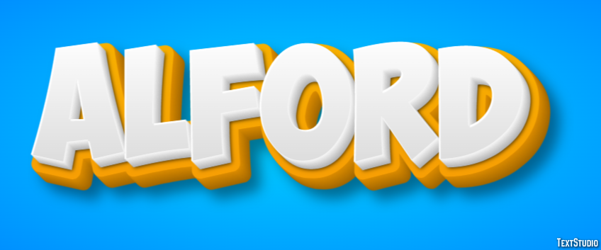 Alford Text Effect