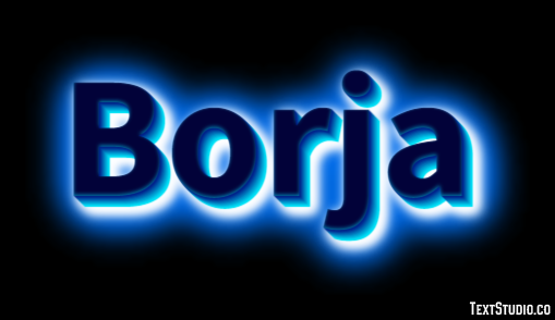 Borja Efecto de texto