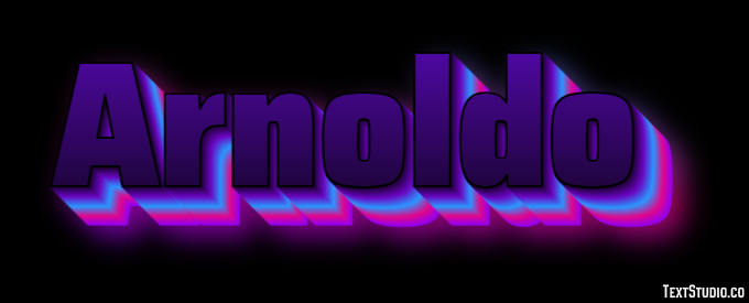 Arnoldo Text effect