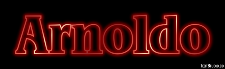Arnoldo Text effect