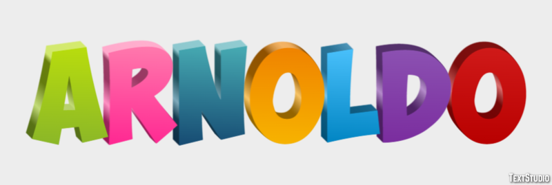 Arnoldo Text effect