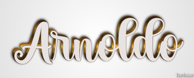 Arnoldo Text effect