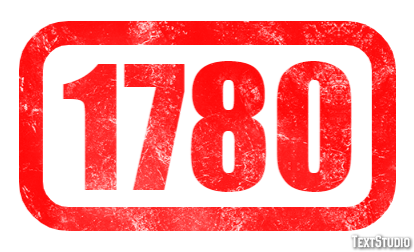 1780 Efecto de Texto