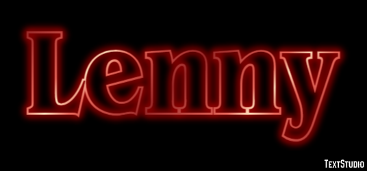 Lenny Effet de texte