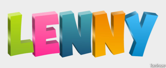 Lenny Effet de texte