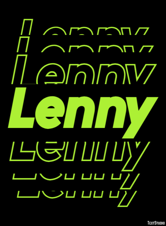 Lenny Effet de texte