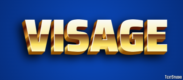 Visage Effet de Texte