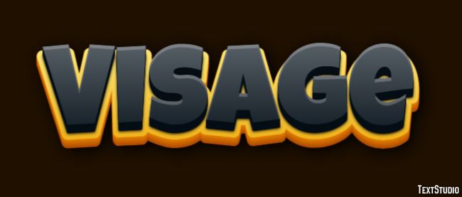 Visage Effet de Texte
